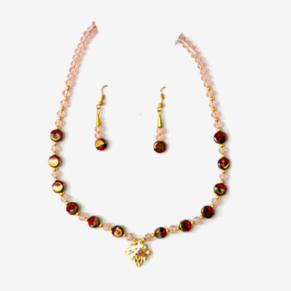 Jewellery 3 – Green, pink and red colored necklace for Sale - eKade.lk