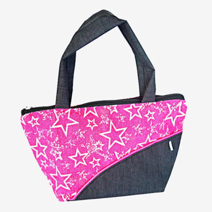 Hand Bag (Small) 2 – Pink And Black Colour for Sale - eKade.lk