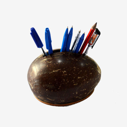 Coconut Shell Pen Holder 1 (Coconut shell) for Sale - eKade.lk