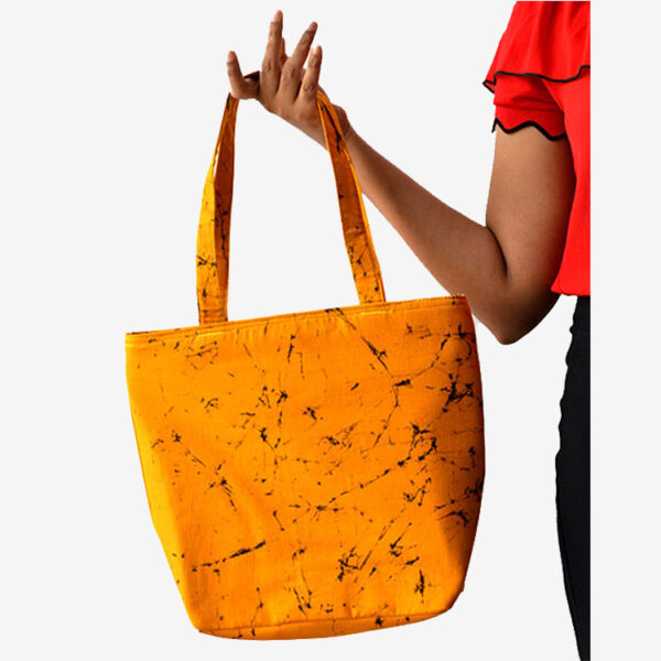 Batik Yellow Colour Ladies Bag for Sale - eKade.lk