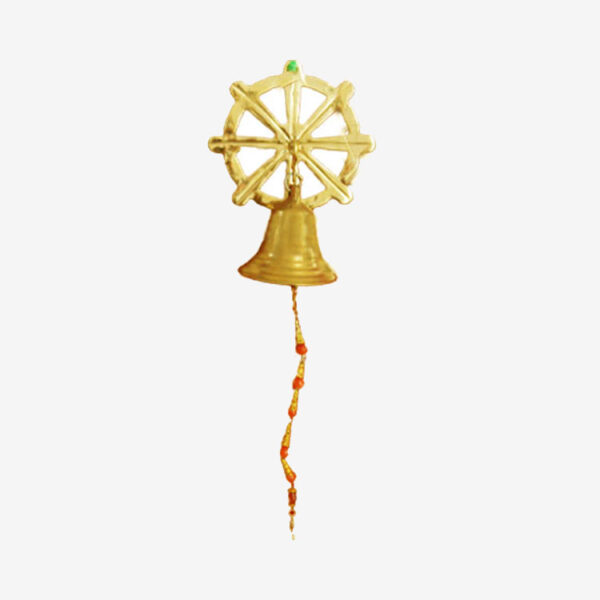 Bronze Door Bell With Wheel Of Dharma for Sale - eKade.lk