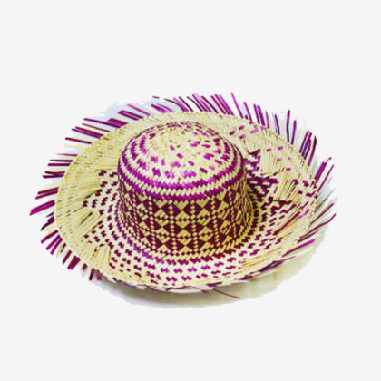 Palmyrah Ladies Hats (තල්, பனை)- Purple for Sale - eKade.lk