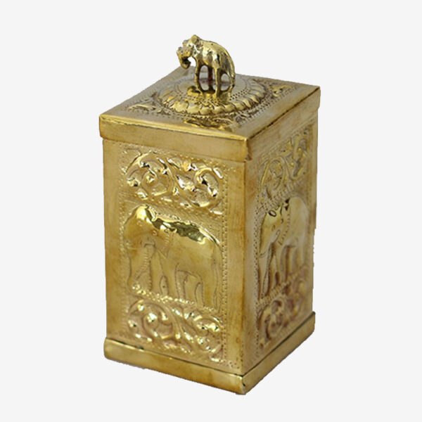 Brass Container 1 For Displaying Tea for Sale - eKade.lk