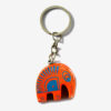 Key Tag Elephant 3D Carving Orange Colour for Sale - eKade.lk