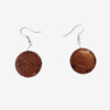 Handmade Coconut shell Earrings Design 1 for Sale - eKade.lk