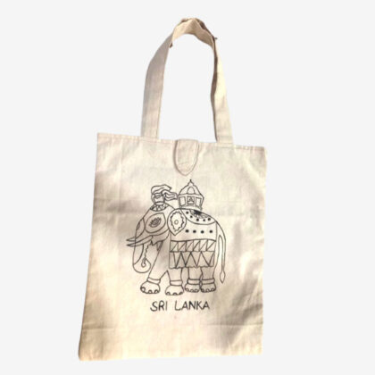 Gray Cloth Bag Design 02 for Sale - eKade.lk