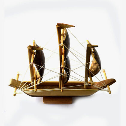 Coconut Shell Handicraft (Small Ship) for Sale - eKade.lk