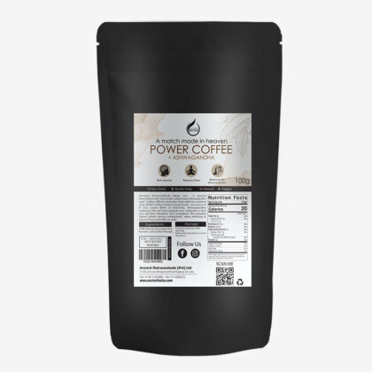 Power Coffee and Ashwagandha Powder- 100g for Sale - eKade.lk