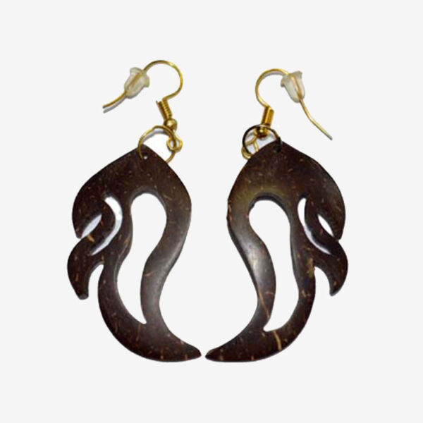 Coconut Shell Earrings Design – 8 for Sale - eKade.lk