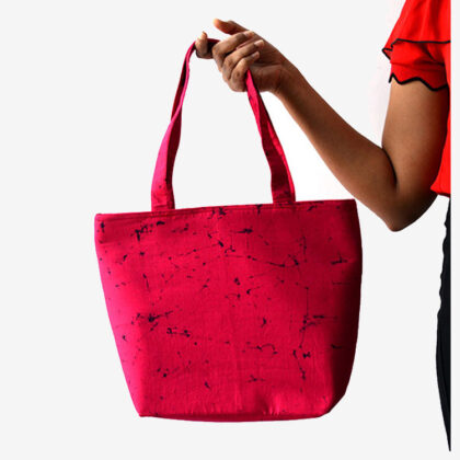 Batik Pink Colour Ladies Bag for Sale - eKade.lk
