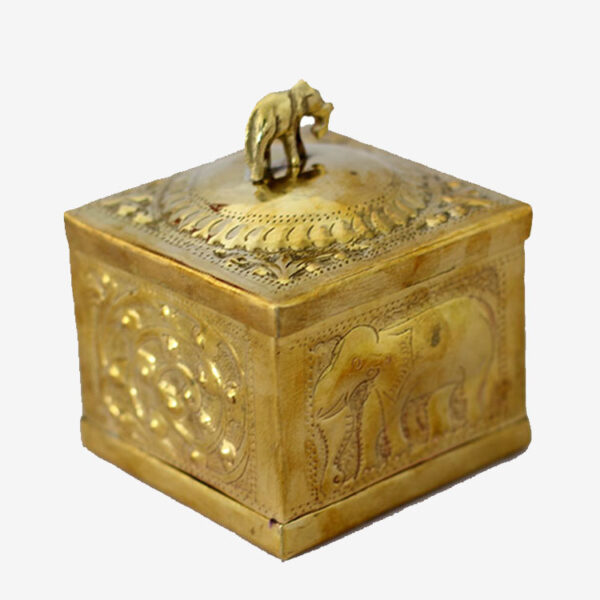Brass Container 2 For Displaying Tea for Sale - eKade.lk