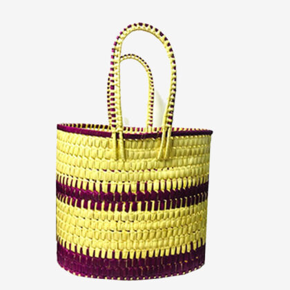 Palmyrah Bag 5 (Purple Pattern) for Sale - eKade.lk