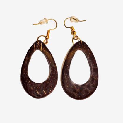 Coconut Shell Earrings Design – 2 for Sale - eKade.lk