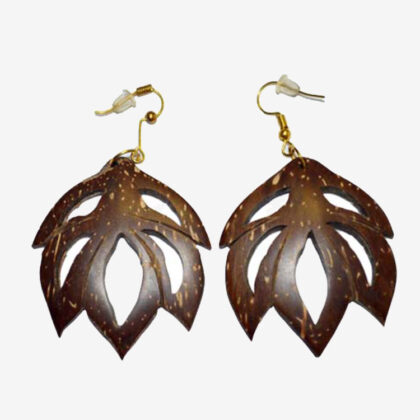 Coconut Shell Earrings Design-9 for Sale - eKade.lk