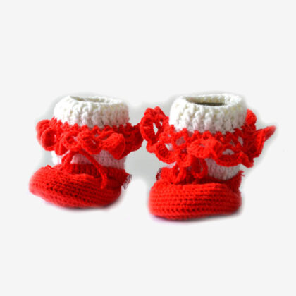 Wool Baby Sock – Pair (Red) for Sale - eKade.lk