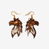 Coconut Shell Earrings Design – 1 for Sale - eKade.lk