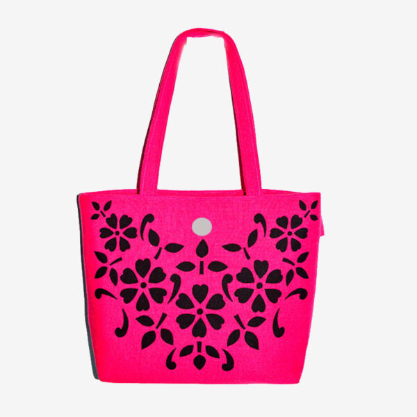 Ladies Hand Bag (Pink Colour – Pattern 2) for Sale - eKade.lk